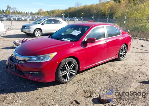 2016 Honda Accord Sport из США, поврежденный, VIN 1HGCR2F64GA234495